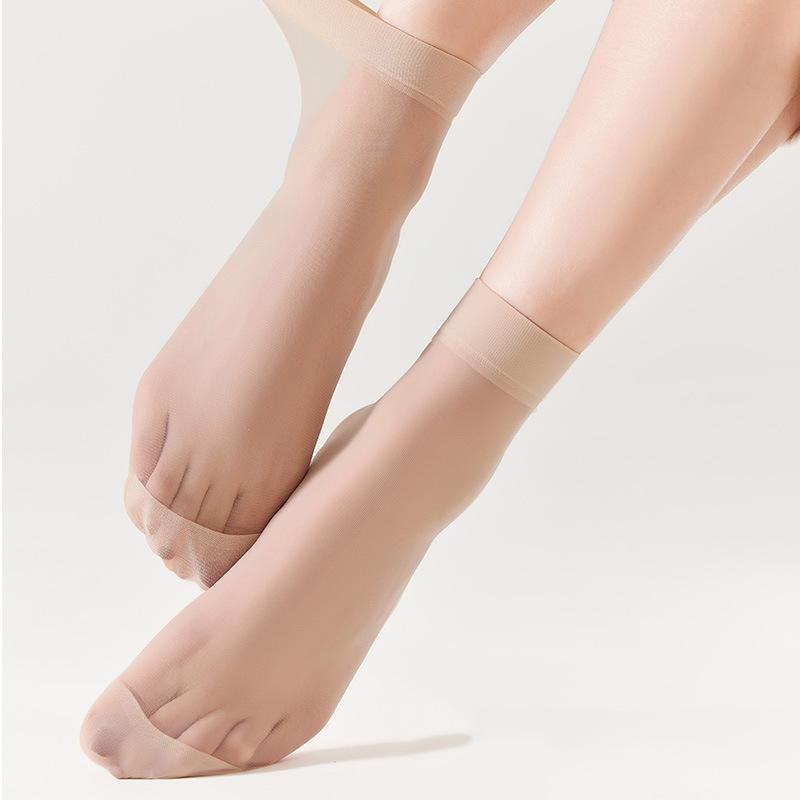 1/5/10 пар женских носков, дышащие прозрачные чулки, повседневные носки длиной до щиколотки для весны и лета