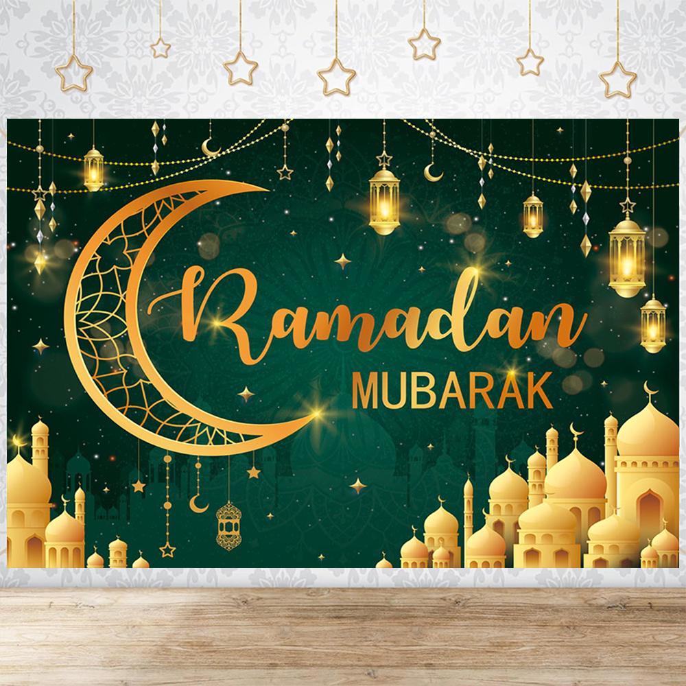 Тема вечеринки Ид Традиционный фон Украшения Ramadan Mubarak для дома Исламский Мусульманский Kareem Eid Al Adha Реквизит Подарок Постер