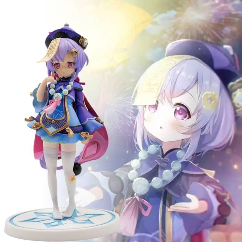 Impact Genshin Qiqi Figurine Game Cartoon Model Toys Statuary Christmas Gifts