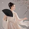Portable Retro Hand Fan Elegant Classical Folding Fan Chinese Style Folding Bamboo Fan  Home Decor