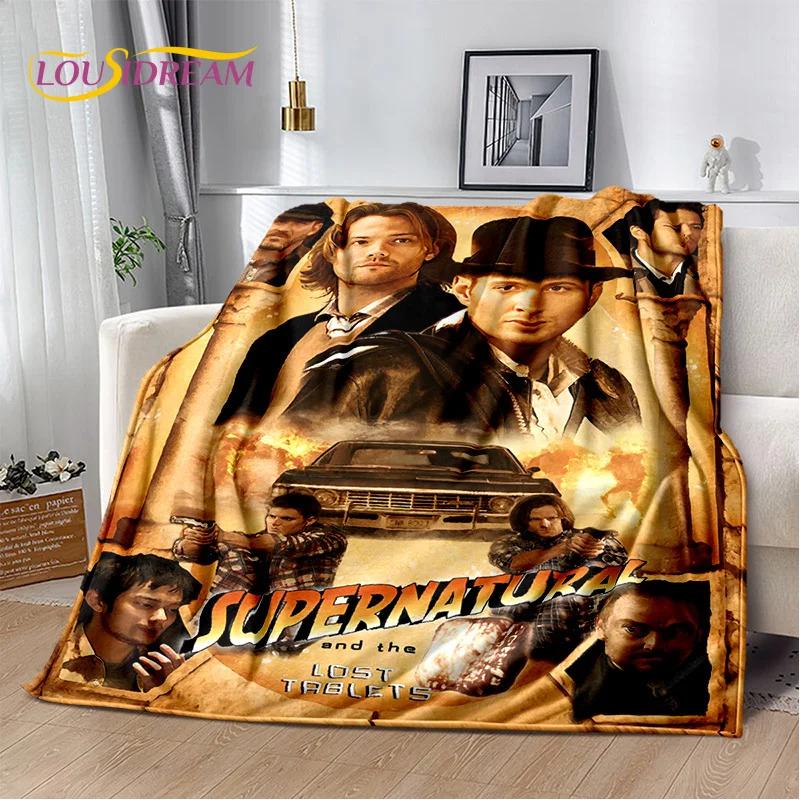 3D SPN Сверхъестественное Знак Дин Сэм Плед, Мягкий Плед для Дома Спальни Кровати Дивана Пикника Путешествия Офиса Покрывало Детский Подарок