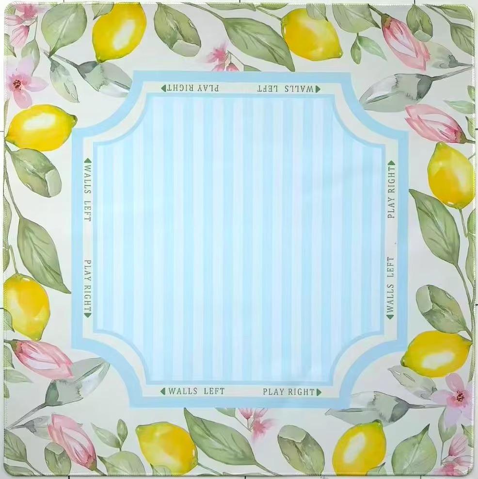 Modern Luxury Eco-Friendly Waterproof Non Slip Foldable Portable Durable Custom Rubber American Spring Fling Mahjong Mat for