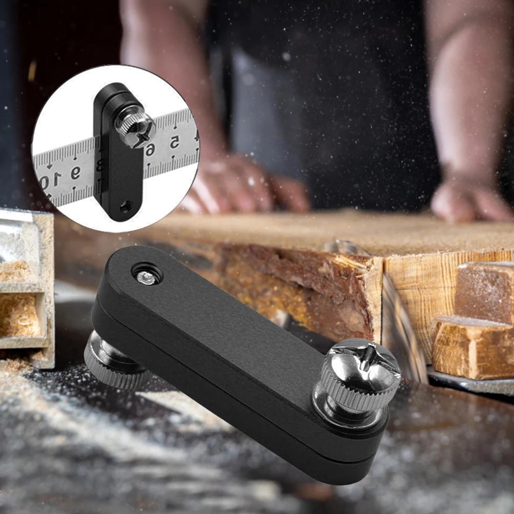 Стальная линейка Регулировка пределов Позиционный блок Угол разметки Калибр разметки линий Деревообработка Локатор разметки Измерительная линейка