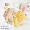 2025 New Pure Cotton Baby Jumpsuit for Spring, Autumn, and Winter - Newborn Toddler Inner Wear