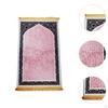Muslim Prayer Rug Carpet Unique Nonslip Thick Ornament Cushion Mat Floormat for Travel