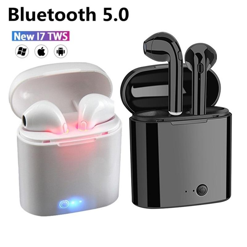 I7s TWS Bluetooth Earphone For All Smart Phone Sport Headphones Stereo Earbud Wireless Bluetooth Earphones In-ear