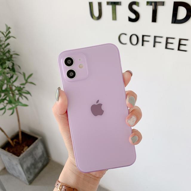 Ультратонкий чехол толщиной 0,3 мм для iPhone 11 12 Pro Xs Max X Xr Se 2020 7 8 Plus, матовая твердая задняя крышка из полипропилена, прозрачная защита камеры