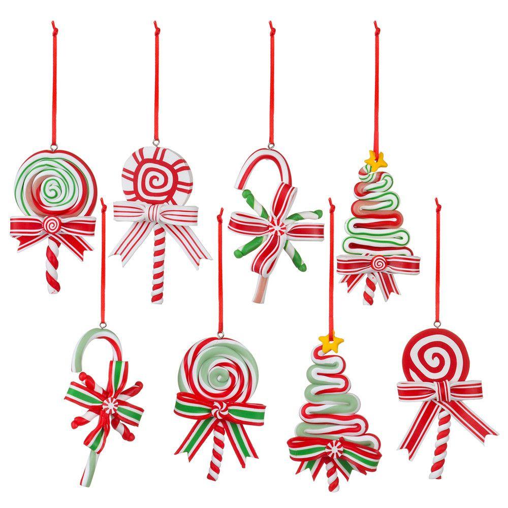 Decor Fake Candy Canes Candy Cane Hanging Decorations Lollipop Ornament Christmas Candy Ornaments