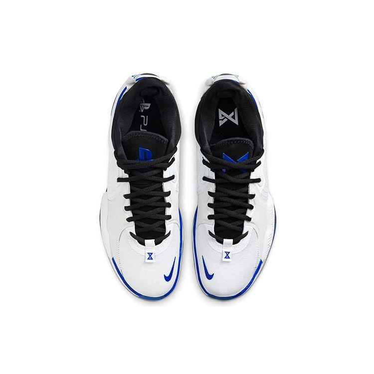 Кроссовки PlayStation x Nike PG 5 Белые Мужские Светло-фиолетовый Оттенок малинового CW3144-100