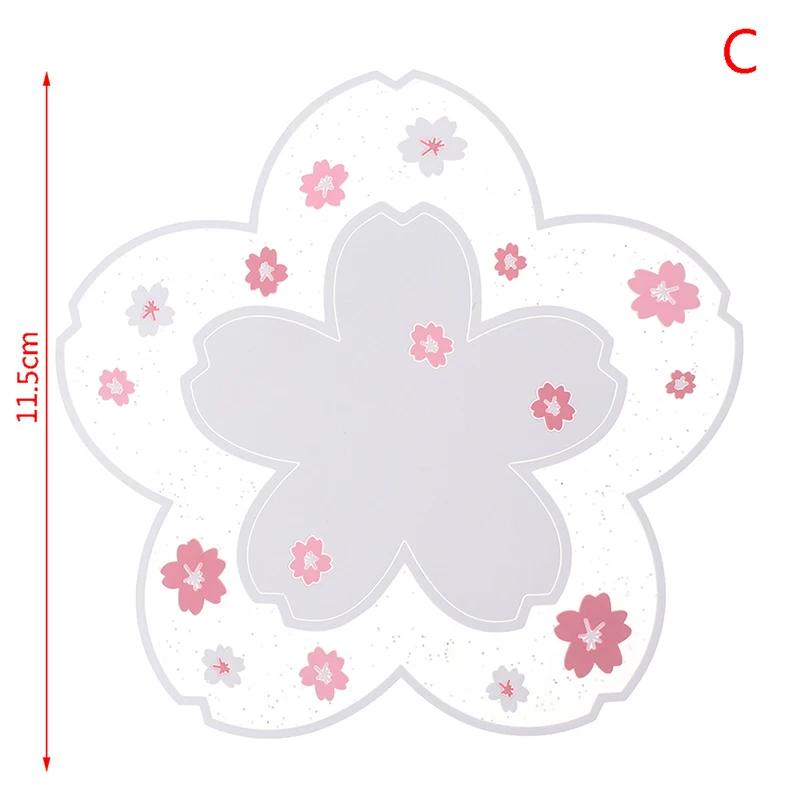 Cherry Blossom Heat Insulation Pad Dining Table Mat Anti-skid Cup Pads Non-slip Coaster Kitchen Accessories Coasters Table Mat