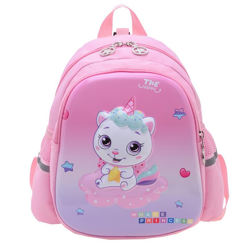 Stylish Nylon Kids School Backpack With Breathable Straps For Boys And Girls