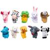 Cartoon Biological Animal Finger Puppet Plush Toys for 10pcs