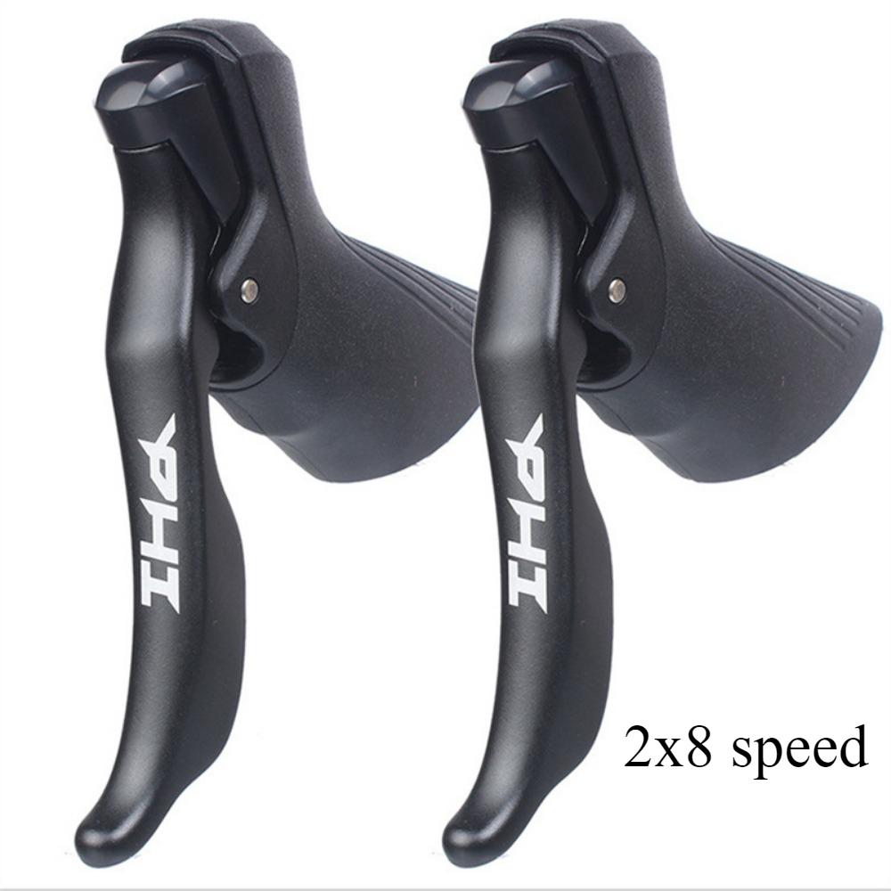 Шоссейный велосипед 2 x 8 9 10 скоростей ручная ручка 16 18 20 скоростей рычаг переключения передач