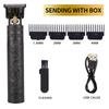 Электрическая машинка для стрижки волос T9 Cross-Border для лысых и жирных голов с бритвой Carving