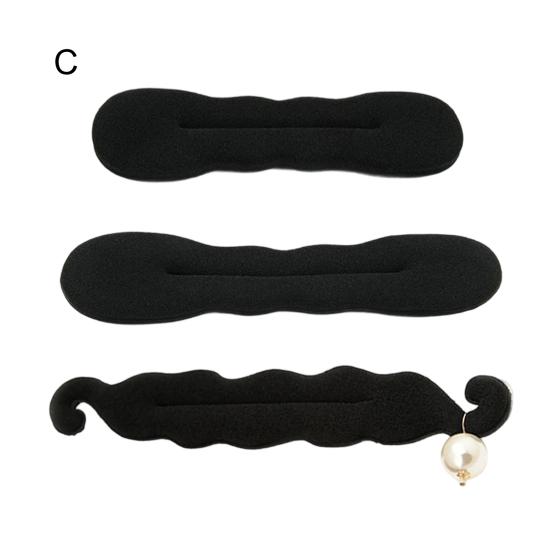 2/3 шт. Женский спонж для формирования пучка волос, украшенный искусственным жемчугом