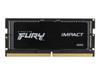 Модуль памяти - Kingston - FURY Impact - DDR5 - 16 ГБ - SO DIMM 262 контакта - 4800 МГц