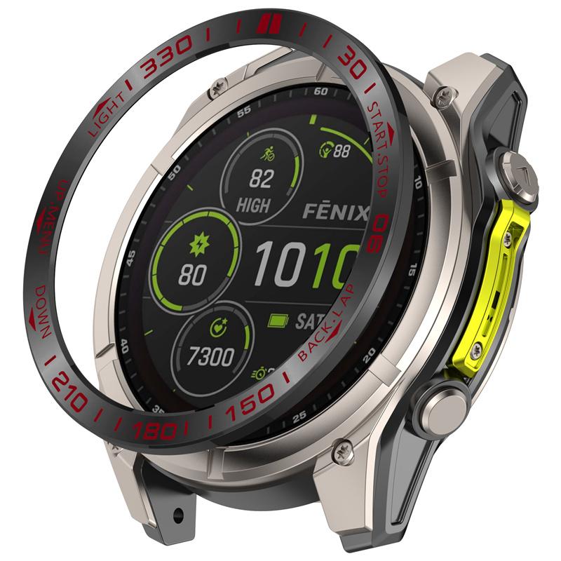 Металлический ободок для Garmin Fenix 8 AMOLED 43 мм 47 мм Смарт-часы бампер чехол для Fenix8 AMOLED 51 мм защитный чехол-рамка