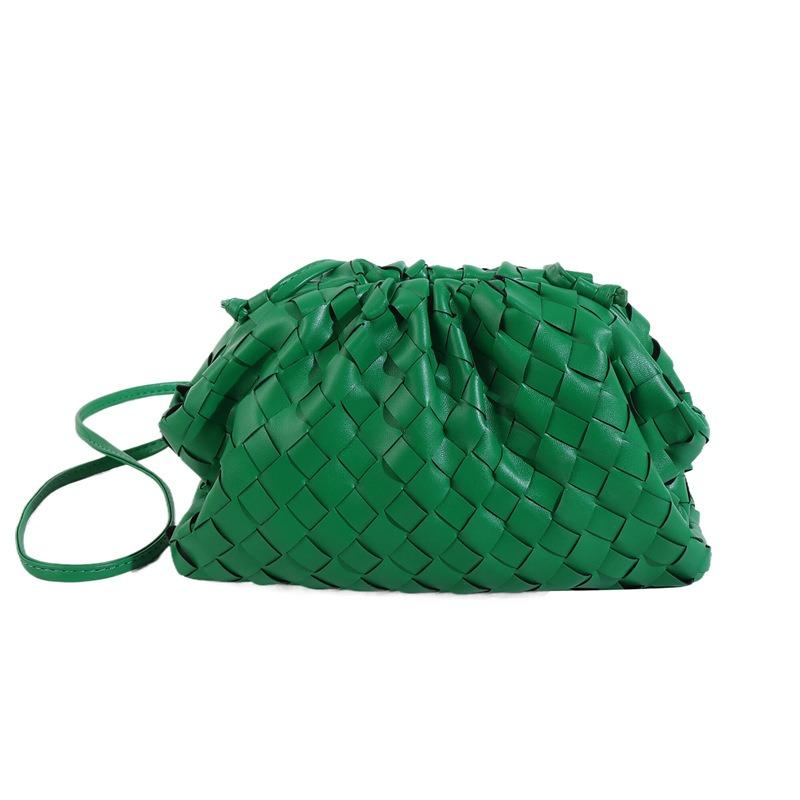 Темпераментное плетение Женская сумка премиум-класса через плечо Женская сумка-облако Модная универсальная сумка через плечо