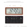 Realwood(Usbee) LCD Temperature and Humidity Alarm Clock