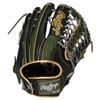 Rawlings HYPER TECH COLOR SYNC Мягкая бейсбольная перчатка для аутфилдеров, GR6HTCY719, Черный/ML Зеленый, 12,75 дюйма, Для правши