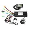 Electric Bike Lithium Battery Modification Controller Kit 30A Sine Wave Controller with Panel DC24 36 48V