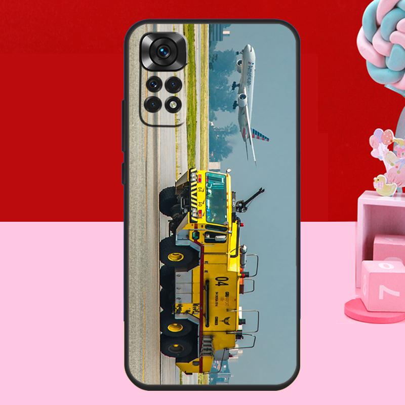 Fire Truck Case For Xiaomi Redmi Note 11 10 12 13 14 15 Pro Plus Redmi 15 C 14C 10C 12C 13C Soft Cover