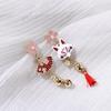 Сакура для девочек Цветочные животные Корейские висячие серьги Женские серьги-гвоздики Китайские серьги-подвески