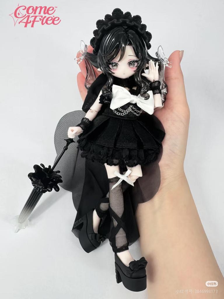Genuine Come4free Minty V2 Ocean Gem Series 1/8 Bjd Blind Box Kawaii Movable Doll Action Figure Ornament Collection Model Gift