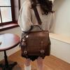 Hand Carry Fashion Casual Small Square Bag Women's 2025 Winter New Retro Trend Shoulder Bag Feeling Women's Bag