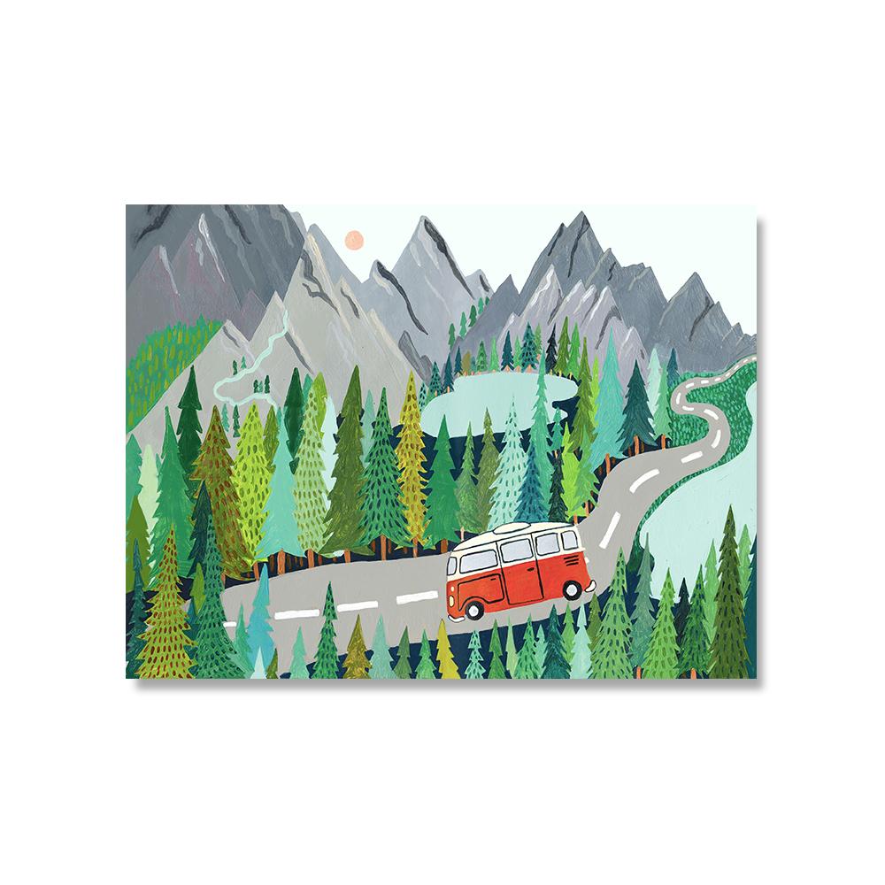 Nordic Vintage Travel City Poster Barcelona Turky Italy Landscape Art Canvas Painting Housewarming Gift Wall Pictures Home Decor