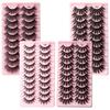 Lashie - Набор из 10 пар: Объемные кукольные ресницы