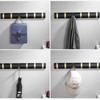 Для ванной комнаты, задняя дверь, установка без гвоздей, настенная вешалка для полотенец, крючки для одежды