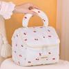 New Cute Little Cherry Cosmetic Bag Travel Portable Large Capacity Cosmetic Storage Bag Travel Toilet Bag