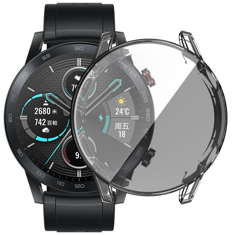 Luxury Soft Protective Shell TPU Watch Case Plating 360 Full Cover Screen Protector