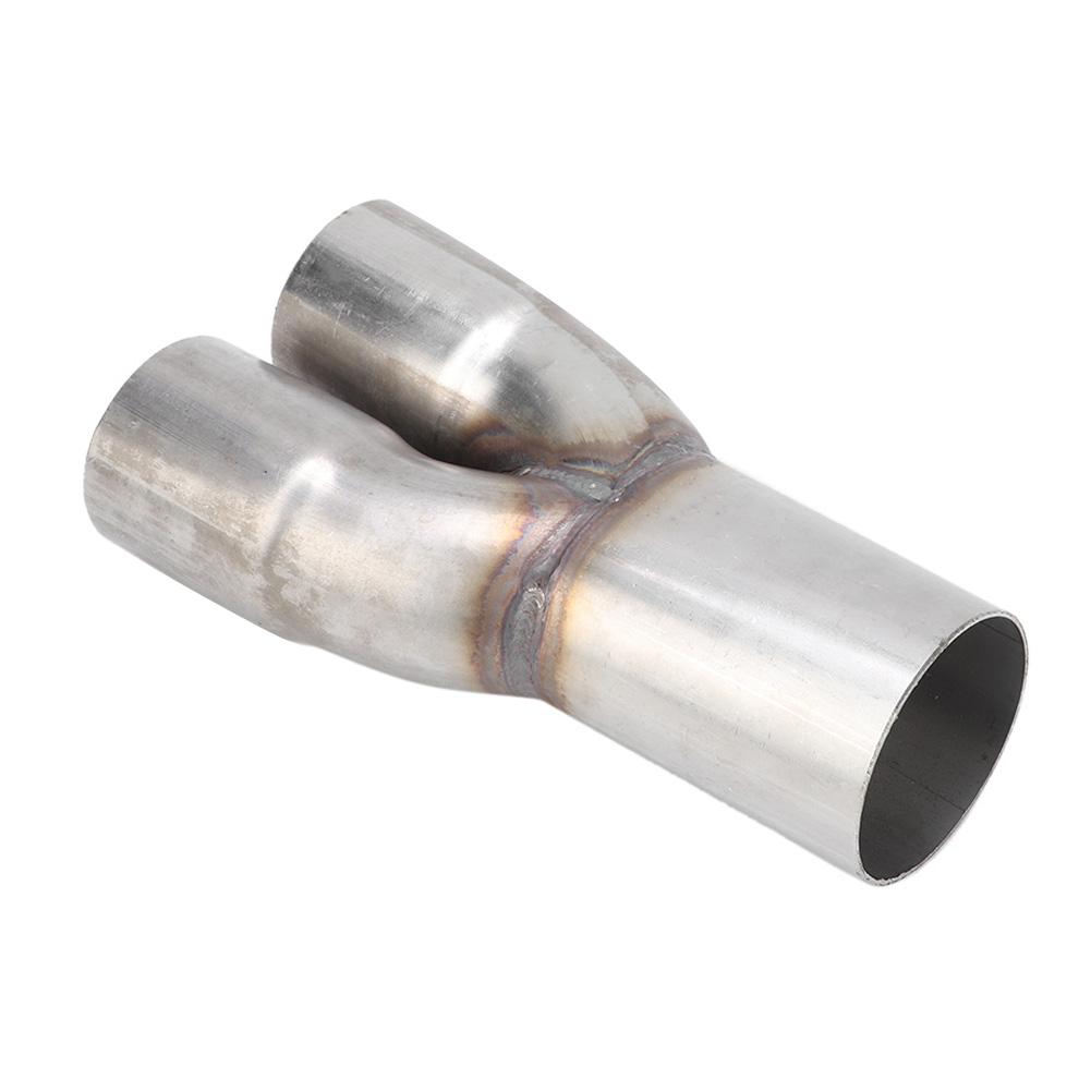 Коллектор выхлопной трубы из нержавеющей стали 2 дюйма, двойной вход, одинарный выход 2,5 дюйма