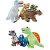 Adorable Plush Dinosaur Stuffed Toys Perfect Holiday Gifts Triceratops And T-rex