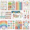 16 шт. Обучающих плакатов для малышей 1-3 лет, Плакаты для обучения малышей 1-3 лет, Плакат с алфавитом для детей от 3 до 5 лет, Дошкольные плакаты 1 2 3 года,