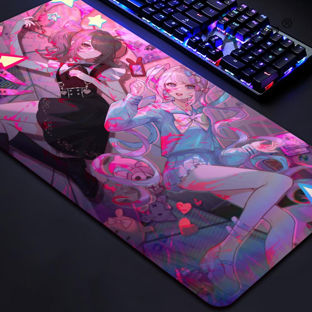 NEEDY GIRL OVERDOSE Anime Mouse Pad Mouse Pad Cute HD Desk Pad Extended Gaming Keyboard Mats Large XXL Gamer Mousepad X