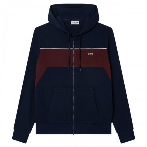 Lacoste Mens Colour Block Full Zip Hoodie