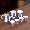 Jingdezhen Blue & White Porcelain Gongfu Tea Set