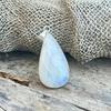 Authentic Czech Republic Moonstone Rough Gemstone 925 Solid Sterling Silver Handmade Pendant Jewelry, Statement Women Pendant , Gift For Her.