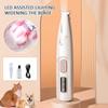 1PC Portable Dog Paw Trimmer with Led Light Rechargeable Cordless Nail Grinder Shaver for Cats And Other Pets Nail Grooming Tools