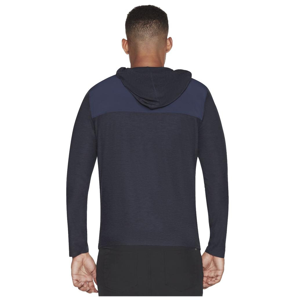 Skechers Ultra Go Lite Full Zip Hoodie, Mens Navy Sweatshirt
