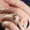 Hummingbird Necklace Jewelry For Women Exquisite Anniversary Gifts For Loved Ones Necklace Alloy Colorful