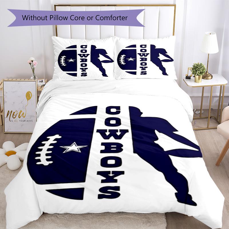 Dallas Bedding Set Breathable Duvet Cover with Pillowcases Decorative Bed Linen for Bedroom Home Decoration Birthday Gift