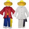Костюм Луффи ONE PIECE одежда два года спустя второе поколение косплей одежда соломенная шляпа обувь хэллоуинский костюм
