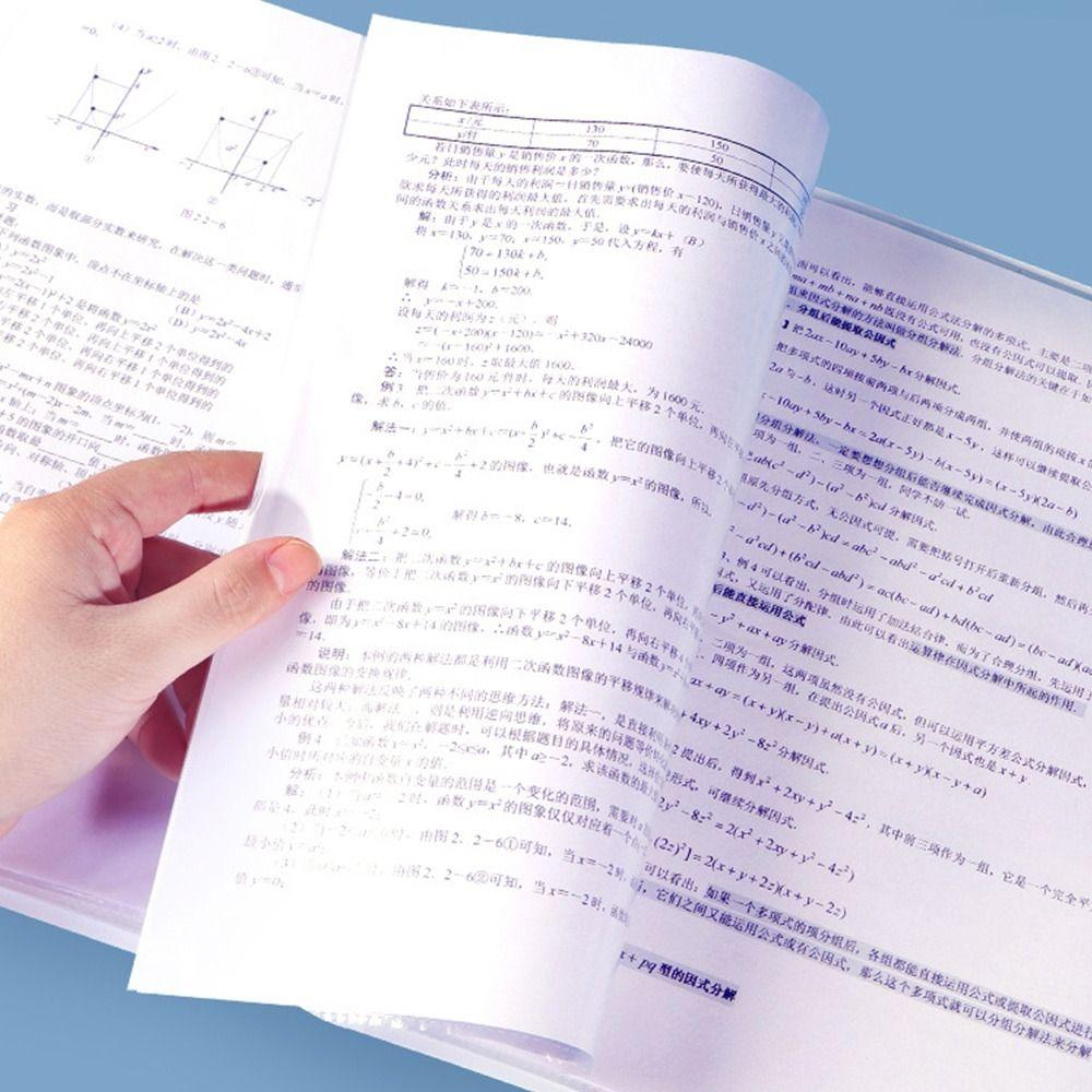 Прозрачная сумка Сумка для документов А4 Сумка для архивов Портативная папка для файлов