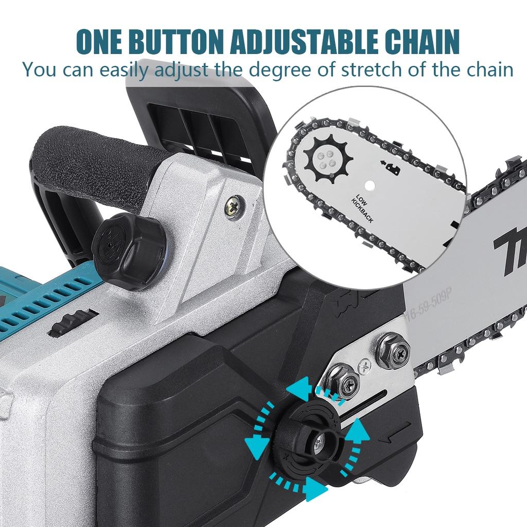 588vf 16-дюймовая электрическая цепная пила Электрический бесщеточный двигатель Деревообрабатывающая цепь Аккумуляторная пила для аккумулятора 2500 Вт