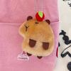 Charming 10cm Capybara Plush Doll Adorable Keychain Accessory For Backpacks