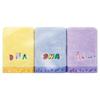 Хлопковое полотенце для лица BTS DNA Color с вышивкой 170 г Мягкое банное полотенце (Набор 3PCS)